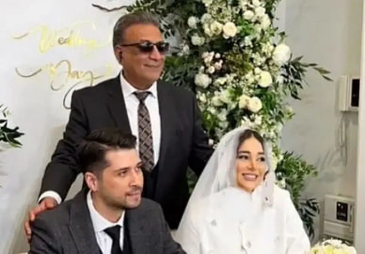 تصاویر|  جشن عروسی مجلل عرفان اکبری؛ پدر بازیگرش چقدر عروس دوست است