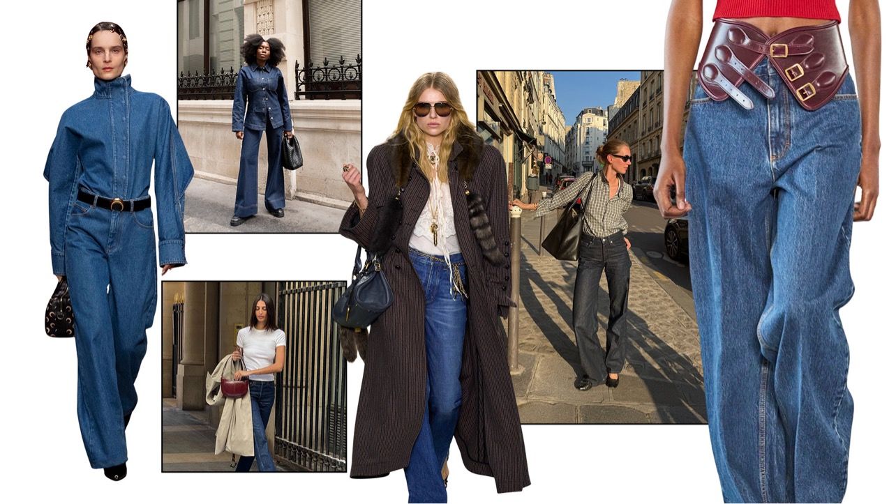 شلوارهای ترند ۲۰۲۵: شلوار جین با برش خاص