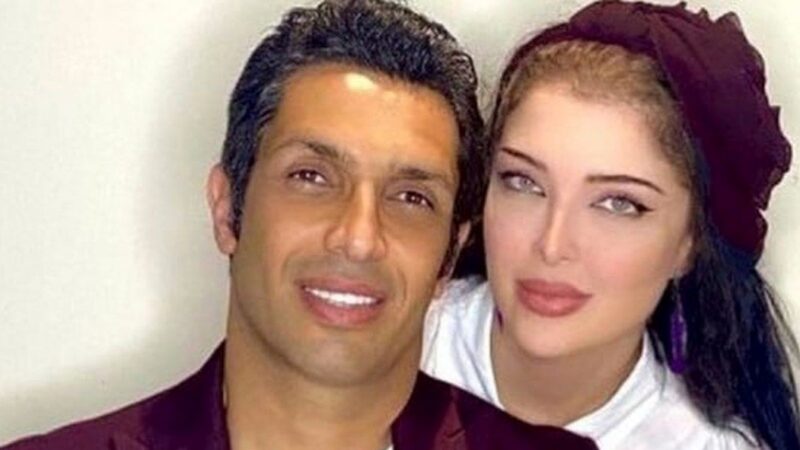 عکس| تولد آرام جوینده همسر پرحاشیه سپهر حیدری در کنار آقای فوتبالیست