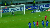 گل اول فولاد به استقلال خوزستان (پنالتی – انصاری)