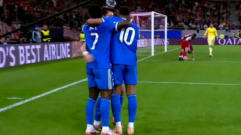 گل چهارم رئال مادرید به المپیاکوس (پوکر امباپه) 