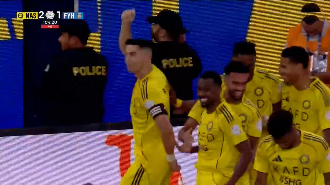 رقص عربی رونالدو بعد از دبل مقابل الفیحا