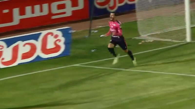 گل اول آلومینیوم به فجر سپاسی در دقایق پایانی (ساسان حسینی)