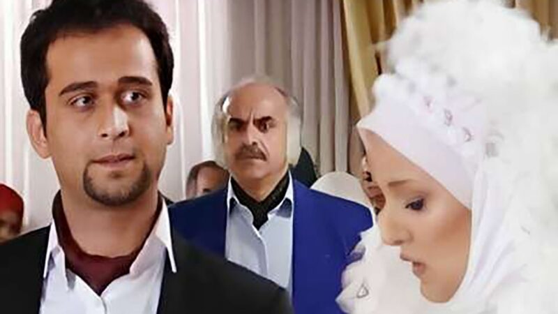 سینا سریال آوای باران با ریش و سیبیل در 34 سالگی