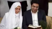 عکس| تصویری دیده نشده از مراسم عقدکنون آزاده نامداری و فرزاد حسنی شما را حیران می کند