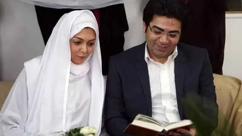 عکس| تصویری دیده نشده از مراسم عقدکنون آزاده نامداری و فرزاد حسنی شما را حیران می کند