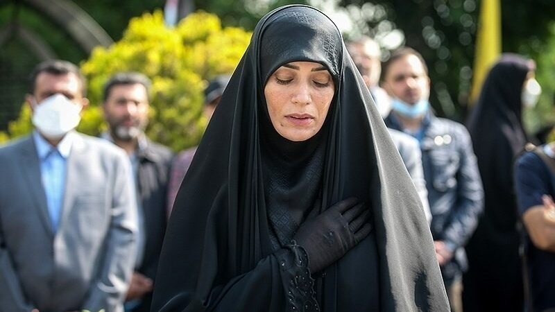 الهام چرخنده از مادر شوهرش جوانش رونمایی کرد!