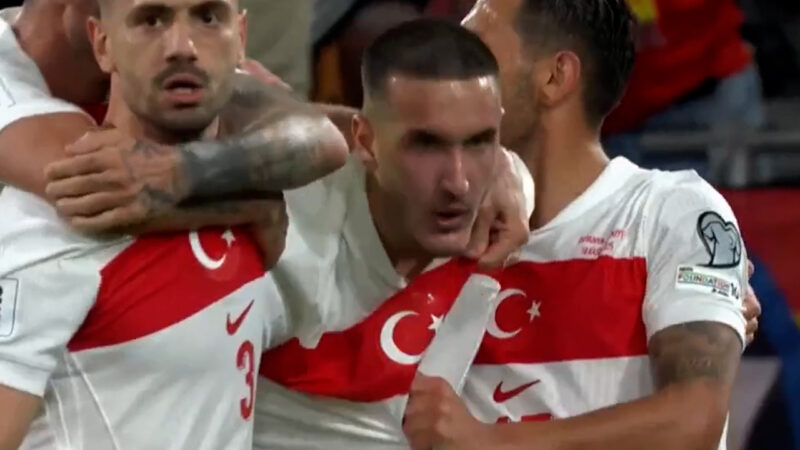 گل اول ترکیه به اسپانیا دنیز گول