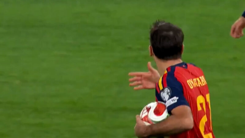 گل دوم اسپانیا به ترکیه میکل اویارزابال