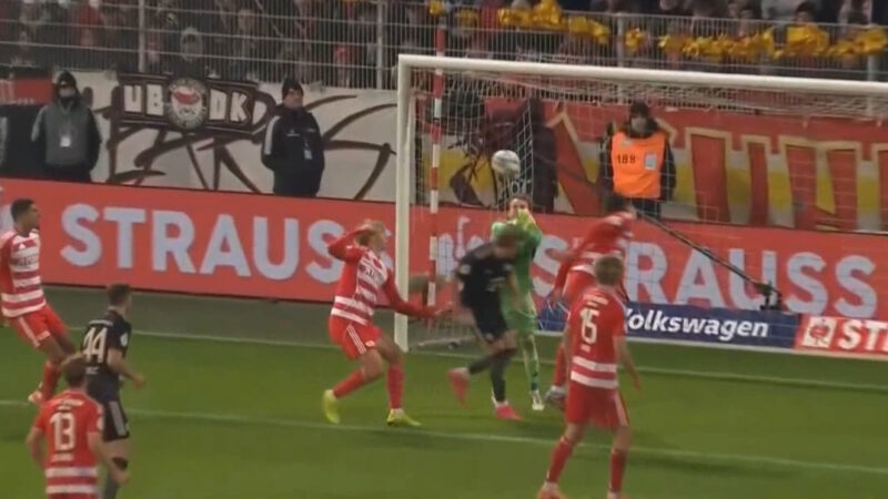 گل سوم بایرن مونیخ به یونیون برلین (دیوگو لیته)