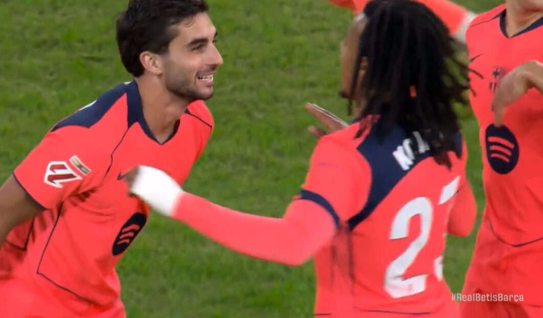 گل اول بارسلونا به رئال بتیس (فران تورس) - تصویر شاخص