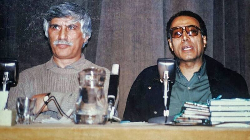 لحظه‌ای ناب و تاریخی از دیدار بهرام بیضایی و عباس کیارستمی که قلب سینما را لرزاند!