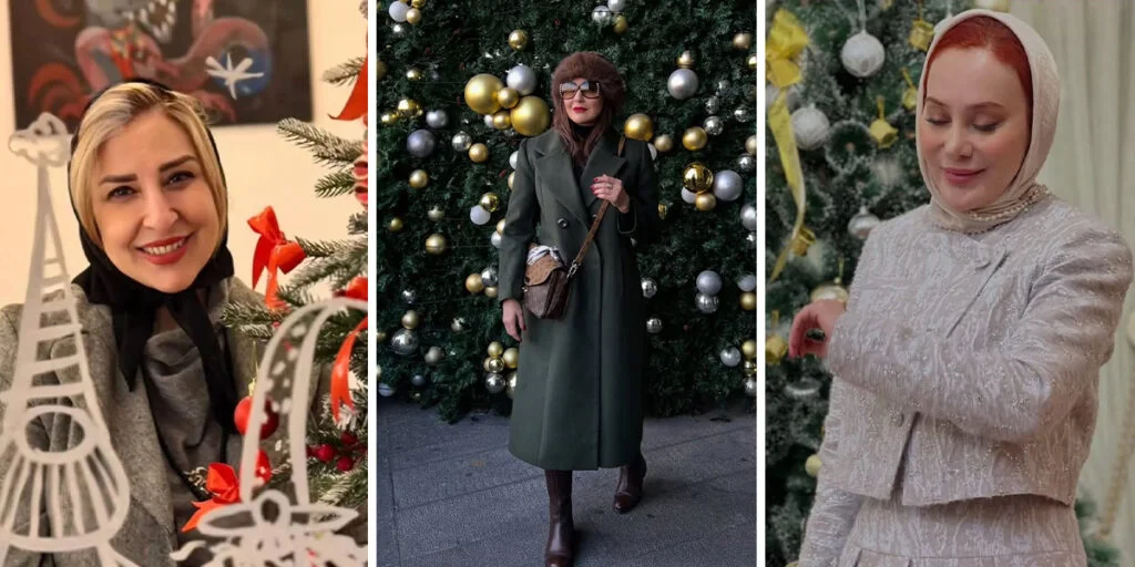 بازیگران ایرانی با استایل‌های گرم و شیک، کریسمس را متفاوت جشن گرفتند!