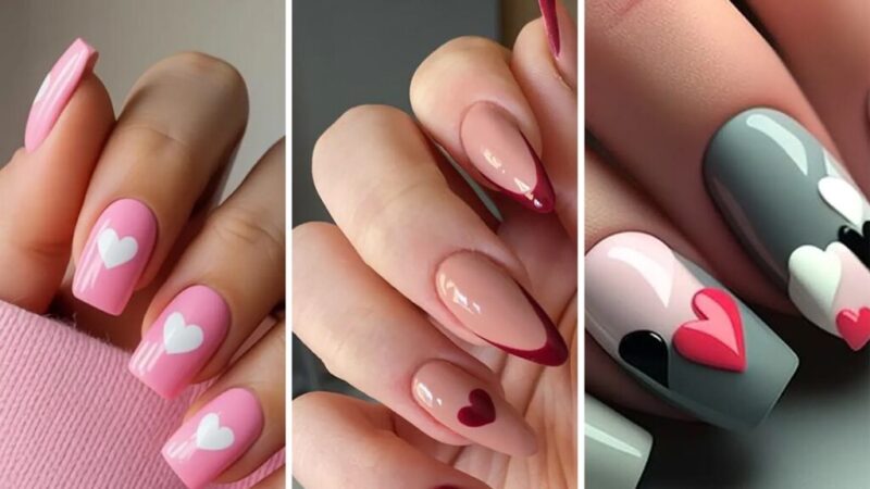 ۱۴ مدل ناخن قلبی که استایل عاشقانه‌ات را متحول می‌کند!
