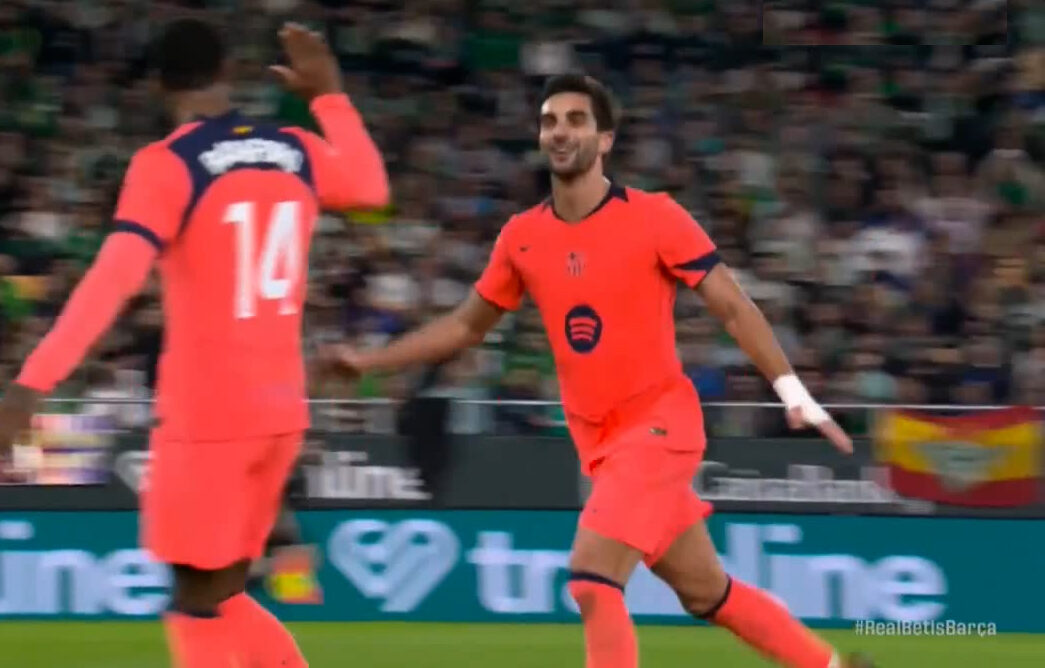 گل چهارم بارسلونا به رئال بتیس (فران تورس) - تصویر شاخص