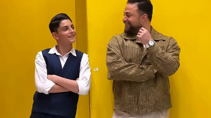 فیلم| هم‌خوانی بابک جهانبخش با پسرش آرتا ؛ پسر بابک جهانبخش هم خواننده شد؟