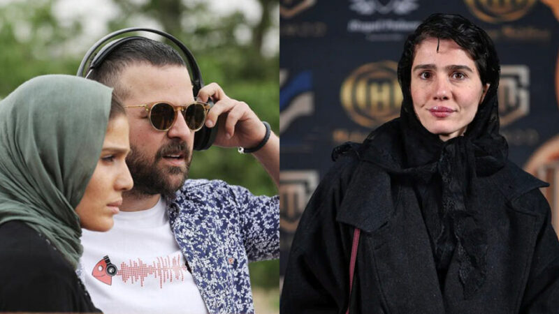 کلاه عجیب مرجان اتفاقیان با خرده‌های آینه؛ استایلی که همه را حیرت‌زده کرد!