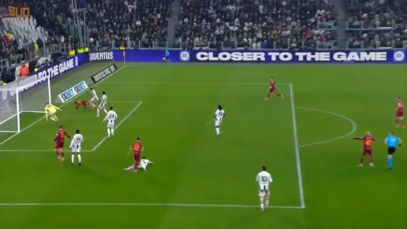 گل اول آاس رم به یوونتوس (بالدانزی)