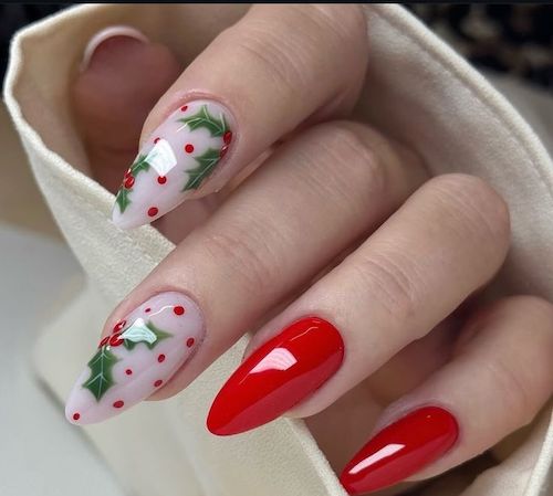 طرح ناخن‌های یلدایی