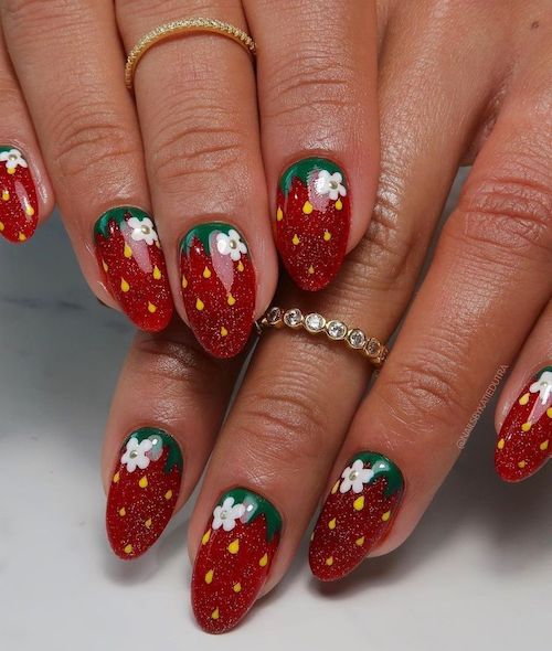 طرح ناخنهای یلدایی