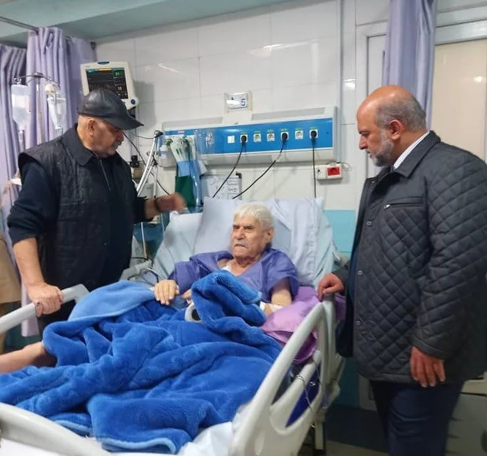 اولین تصاویر از عنایت بخشی در بیمارستان