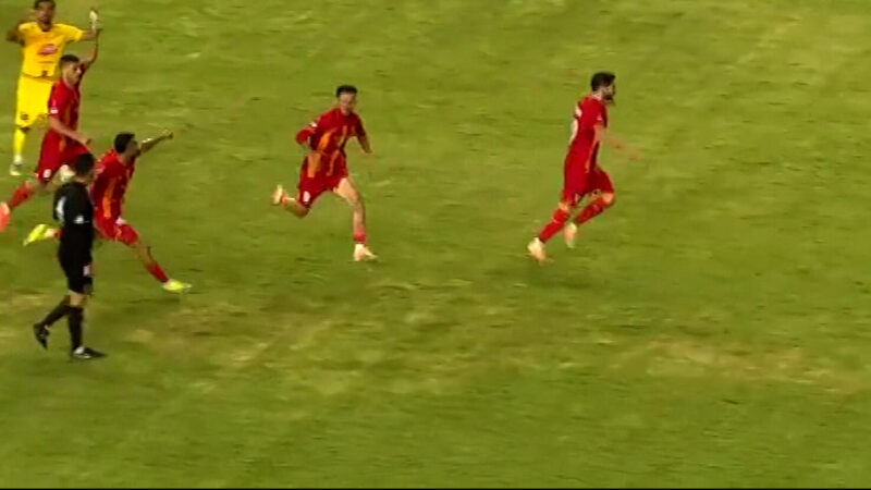 گل دوم فولاد به فجرسپاسی (احسان محروقی)