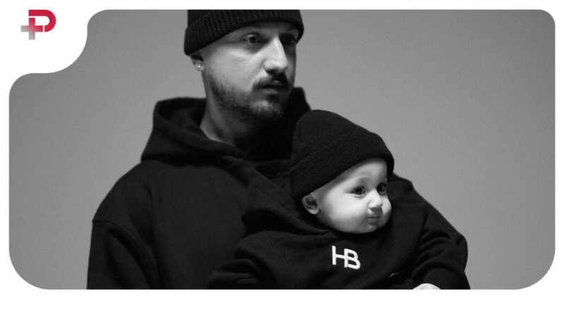 سلفی بامزه مینی شایع با باباش؛ هیرا کوچولو چقدر ناز شده