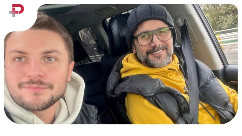 ویدیو جنجالی از پسر امین حیایی که ادای باباشو در آورد؛ دارا چقدر شبیه  پدرشه!