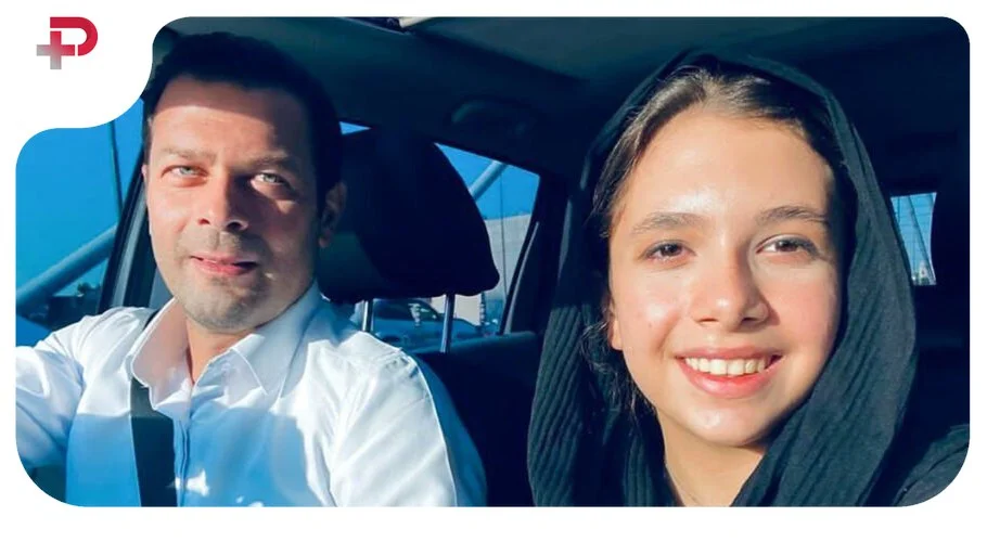 استایل شیک و ترند نفس بازغی؛ دختر پژمان با شال پلنگی چقدر جذاب شده!