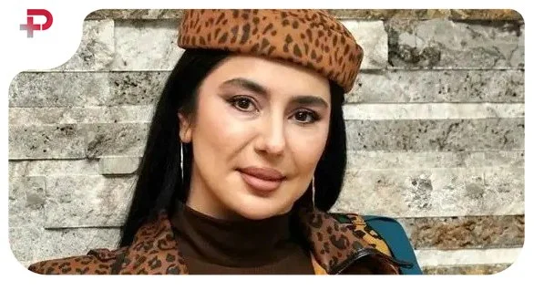 عکس| شیدا یوسفی با لباس قرمز و استایل فرانسوی