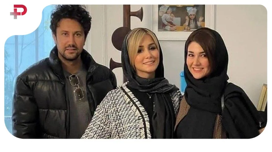 عکس| خواهر شوهر و عروس کنارهم؛ خانواده استخری یکی از یکی زیباتر