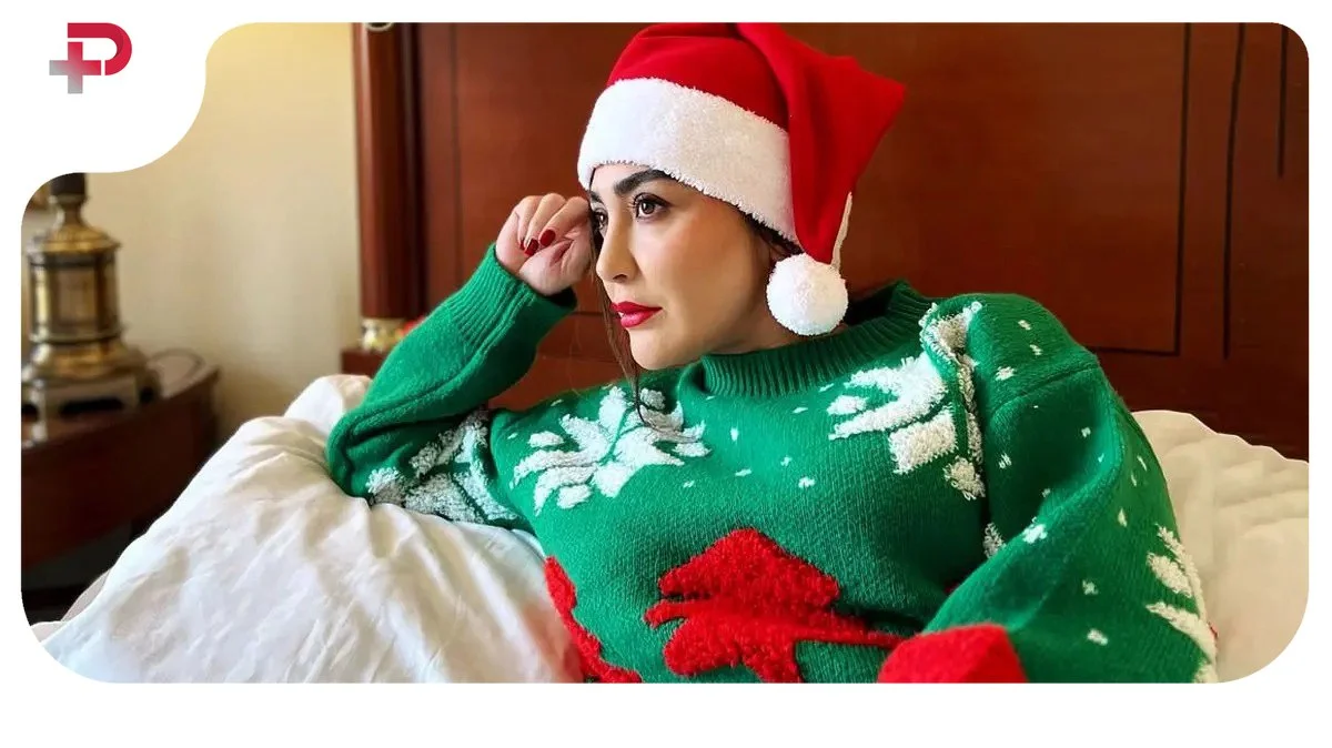 جذابیت مریم معصومی با استایل کریسمس؛ هر روز زیباتر از دیروز / دکور جذاب خانم بازیگر چقدر شیکه!