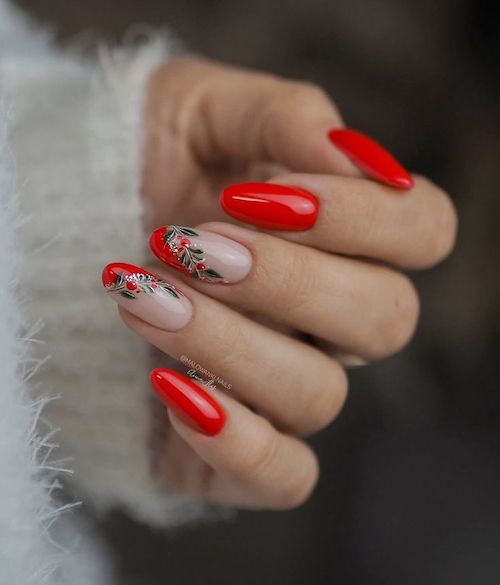 طرح ناخن‌های یلدایی