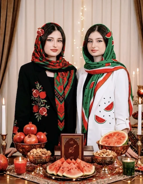 استایل سلبریتی‌ها در یلدای ۱۴۰۴