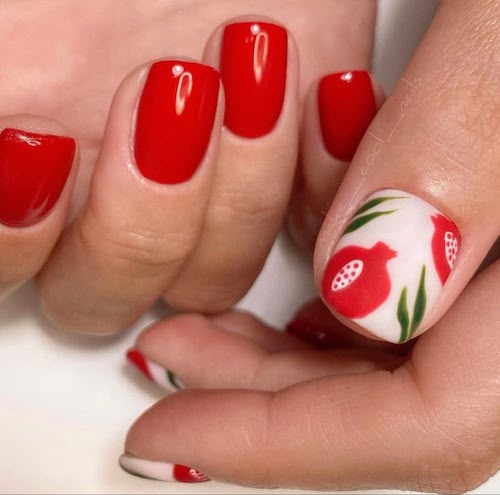 طرح ناخنهای یلدایی