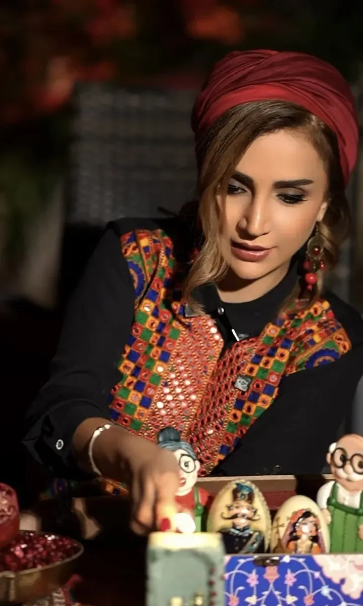 استایل یلدایی شبنم قلی خانی 3