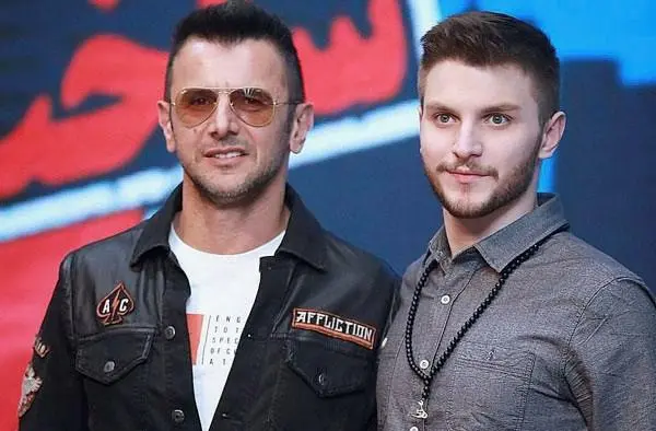 امین حیایی و پسرش دارا حیایی