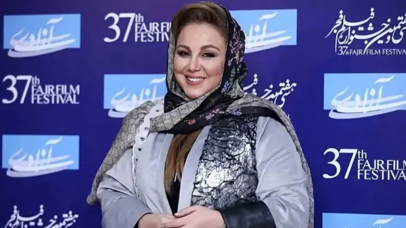 عکس| رونمایی از سفره شب یلدای بهنوش بختیاری با تم هندوانه