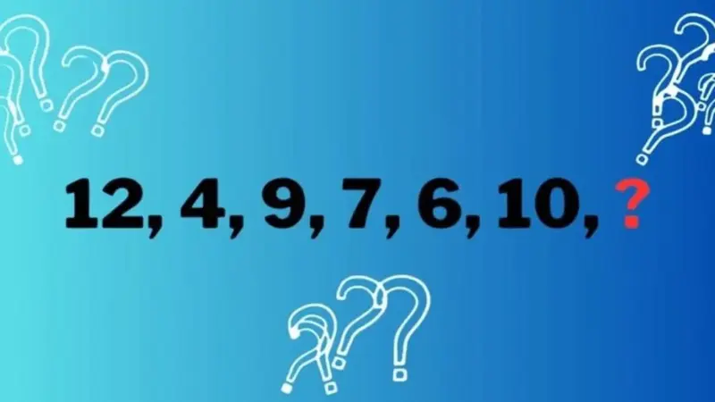 تست هوش را تیزهوش ها حل کنند/ عدد گمشده در دنباله منطقی را در 8 ثانیه پیدا کنید