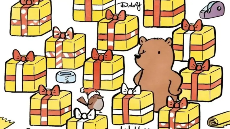 بازی فکری را باهوش ها حل کنند/ در 7 ثانیه بگویید کدام جعبه هدیه بدون جفت است؟