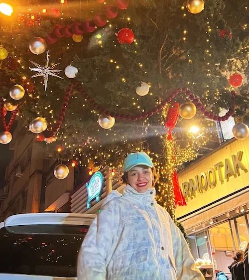 مهتاب ثروتی در کریسمس