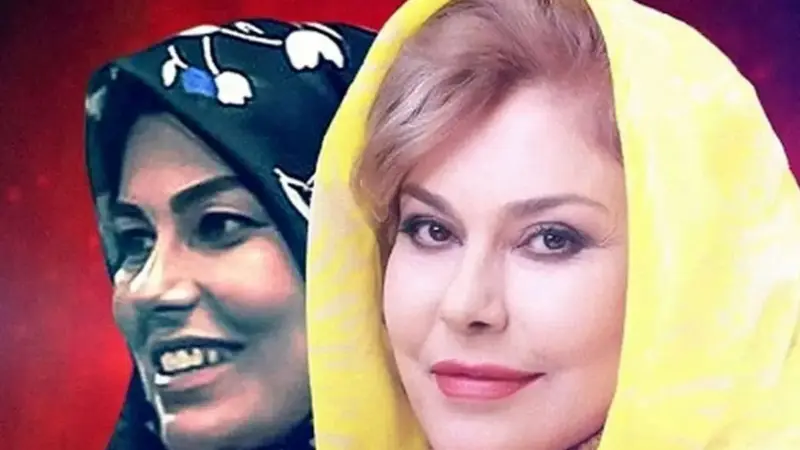 عکس| سفر زمان ؛ مهرانه مهین ترابی و آرام چراغی «ریحانه و سهیلا» پشت صحنه آنام سال ۹۶