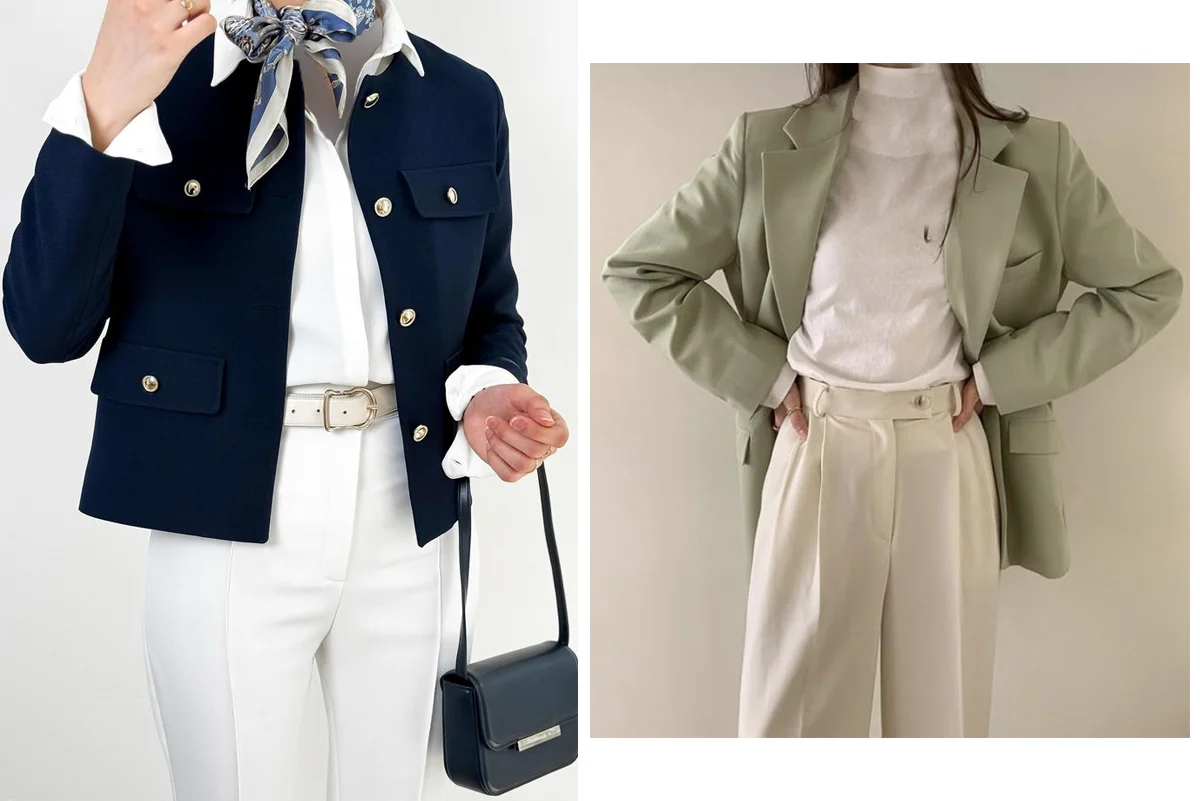 نقش-شلوار-سفید-در-استایل-رسمی