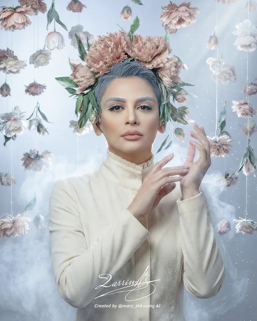 گریم عجیب و باورنکردنی مارال فرجاد 1