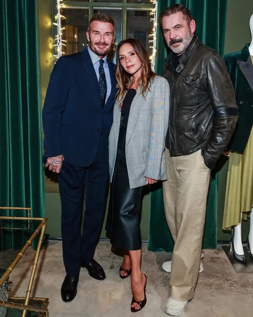 دامن چرم ویکتوریا بکهام