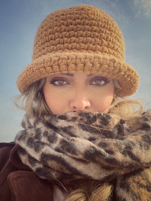 تیپ زمستانی عارفه معماریان