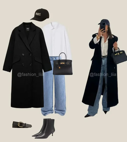 پالتو مشکی همه کاره