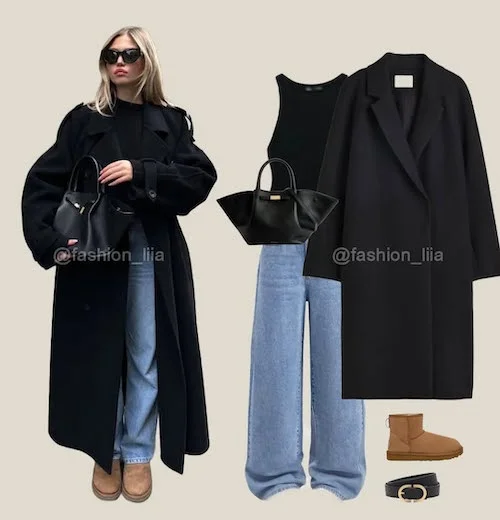 پالتو مشکی همه کاره