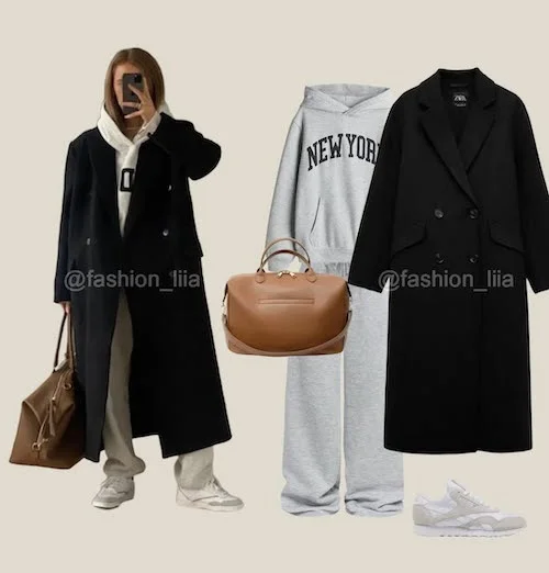 پالتو مشکی همه کاره