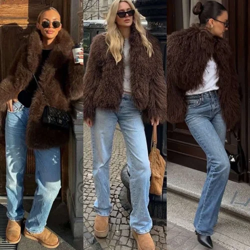 استایل کردن کت خزدار